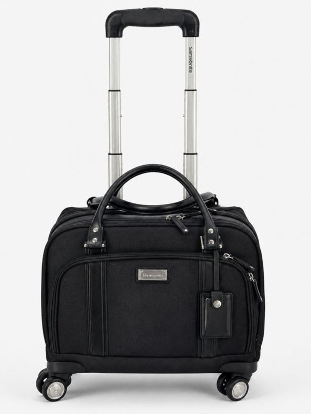 Samsonite Rolling Laptop Bag Spinner Carry-On Underseat Business Travel Case Bla